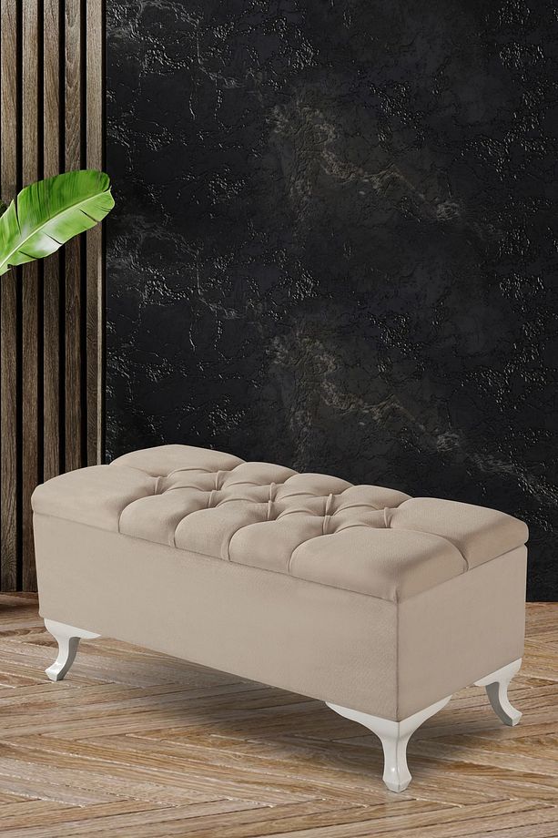 Trenddeks Lüks 1. Kalite Sandıklı Puf - 1
