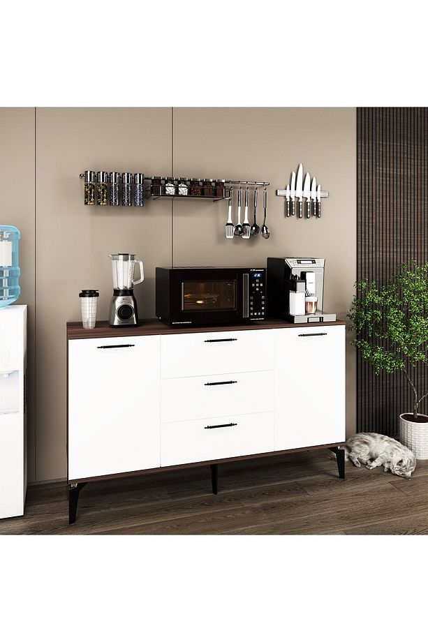Almata Çok Amaçlı Dolap,modern Konsol, Mutfak Dolabı, Şifonyer Alt03 - 1