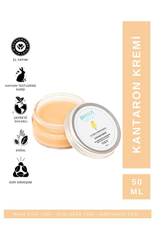 Repairing St. John's Wort Cream that helps repair skin texture, 50 ml