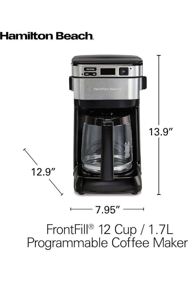 Hmlton Beach FrontFill® 12 Fincan Programlanabilir Kahve Makinesi - 2