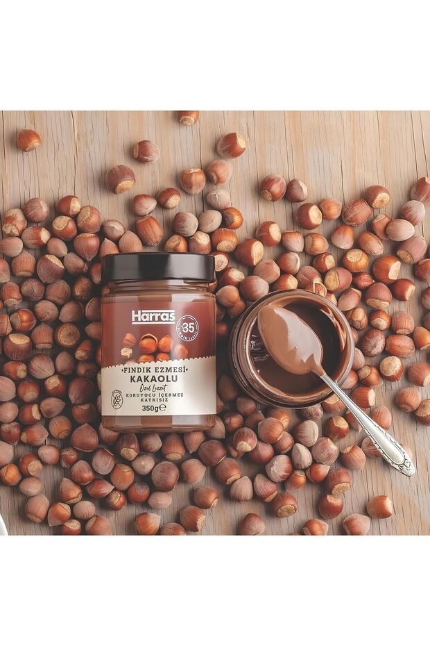 Glutensiz Katkısız Kakaolu Fındık Ezmesi 2 Adet X 350 gr - 3