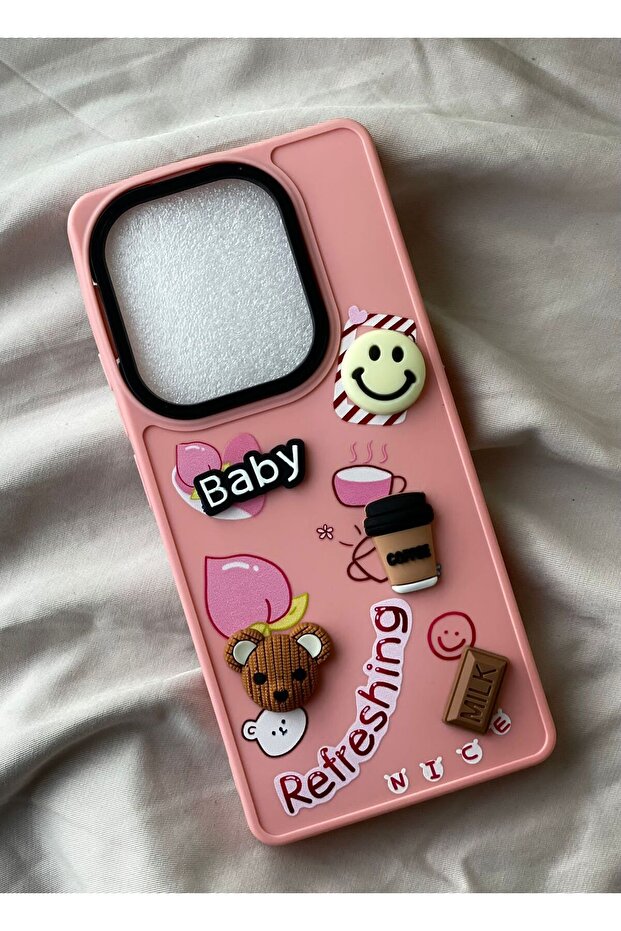 Redmi note 13 pro 4g pembe kılıf - 3