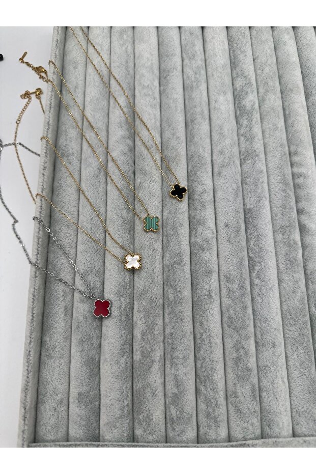 Tekli Yonca Van Cleef Kolye - 1