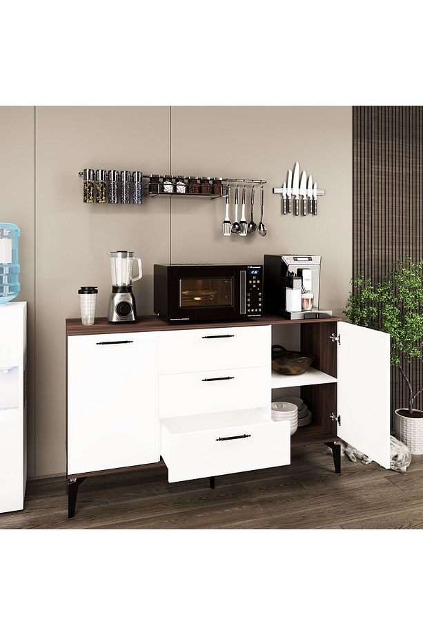 Almata Çok Amaçlı Dolap,modern Konsol, Mutfak Dolabı, Şifonyer Alt03 - 3