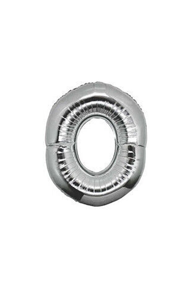 Letter O Silver Foil Balloon 40 Inch 90 cm