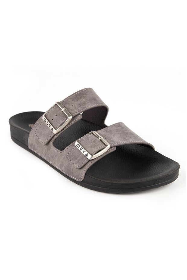 Orthopedix Nova Anatomical Four Seasons Double Buckle Men's Slippers 31410