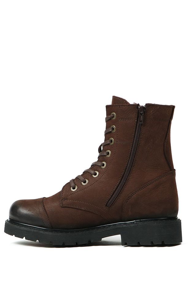 Merdane Boot Hakiki Deri Kahve Dock Step Outdoor Erkek Bot 102 18505-m - 3