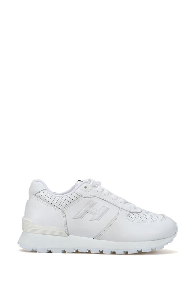 Peru Genuine Leather White Women's Sports Shoes