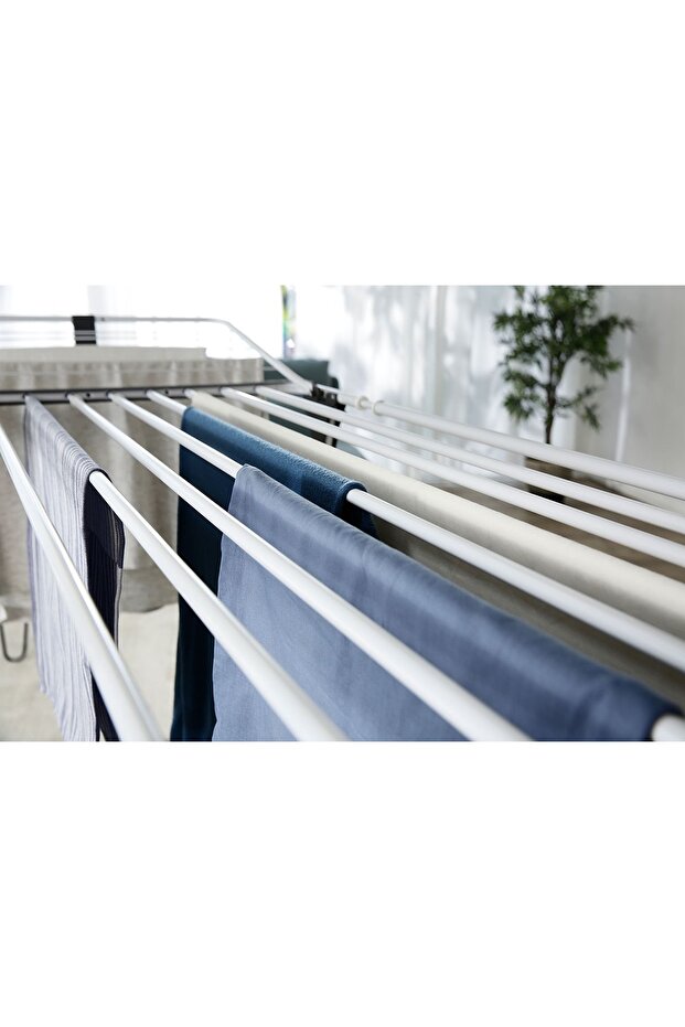 Infinity Flex 2 Metre Uzatılabilir, 30 Metre Kurutma Alanına sahip Çamaşır Kurutmalığı,5 YIL GARANTİ - 9