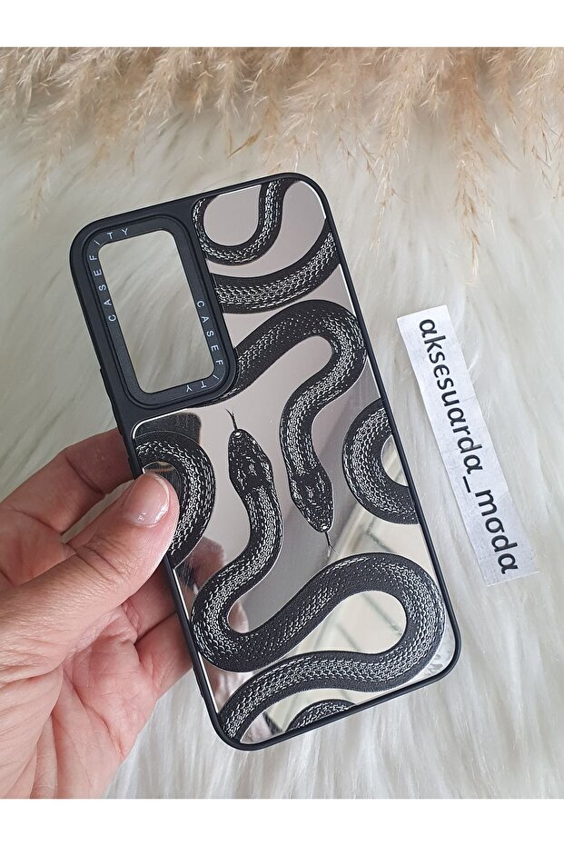 Samsung Galaxy A55 Compatible Mirror Patterned Case - 2