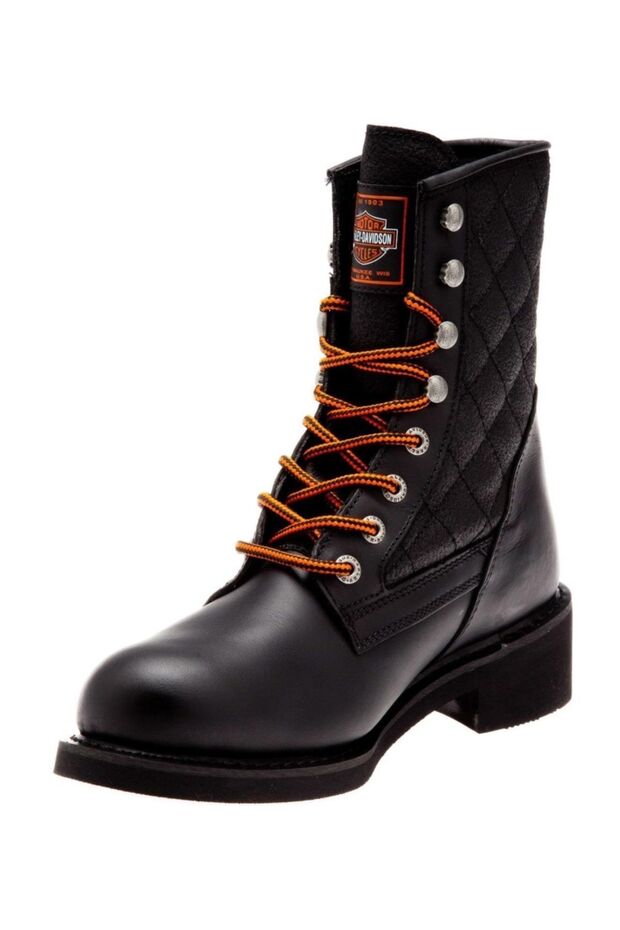 Kadın Harley-davidson New Worker Deri Bot - 6