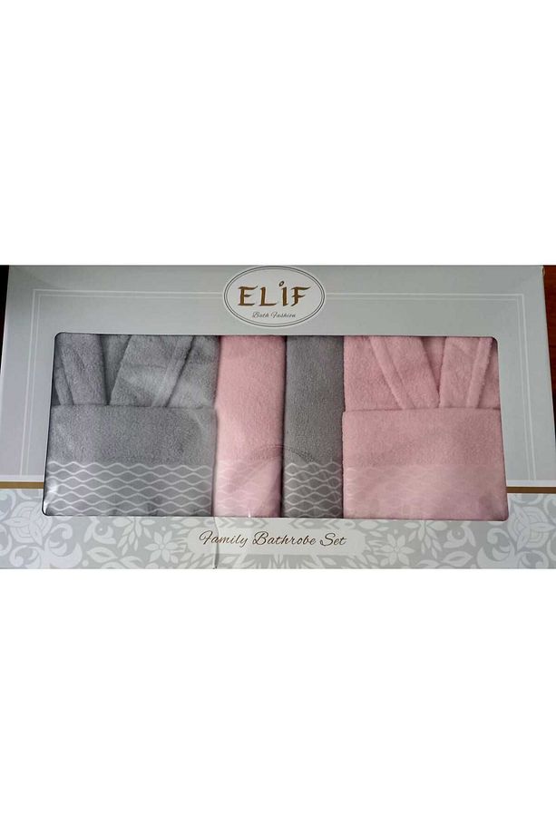 ELİF 2' Lİ BORNOZ TAKIMI - 2
