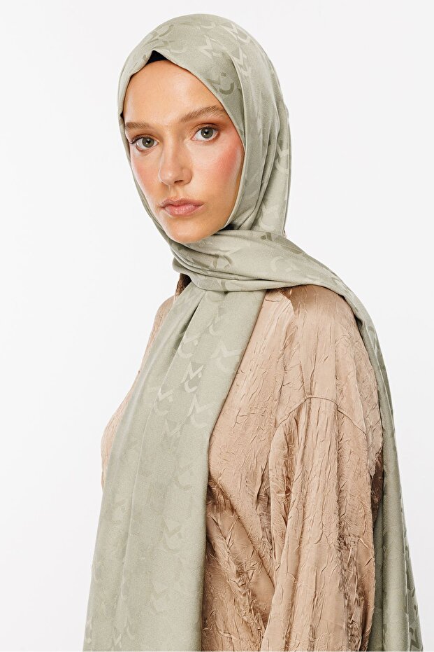 Ada Tea Mc Pattern Jacquard Shawl - 7