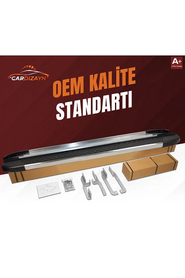 Nissan QashQai 2 Nirvana 2 Alüminyum Yan Basamak Marşpiyel Koruma 2014>2015>2017>2020>2022>2023>2024 - 4