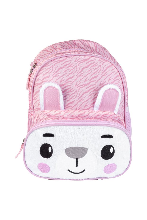 Plush Kindergarten Bag - Zebra Pattern