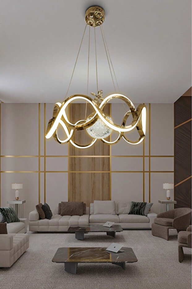 Drift modeli Modern Sarkıt Led Avize - 3