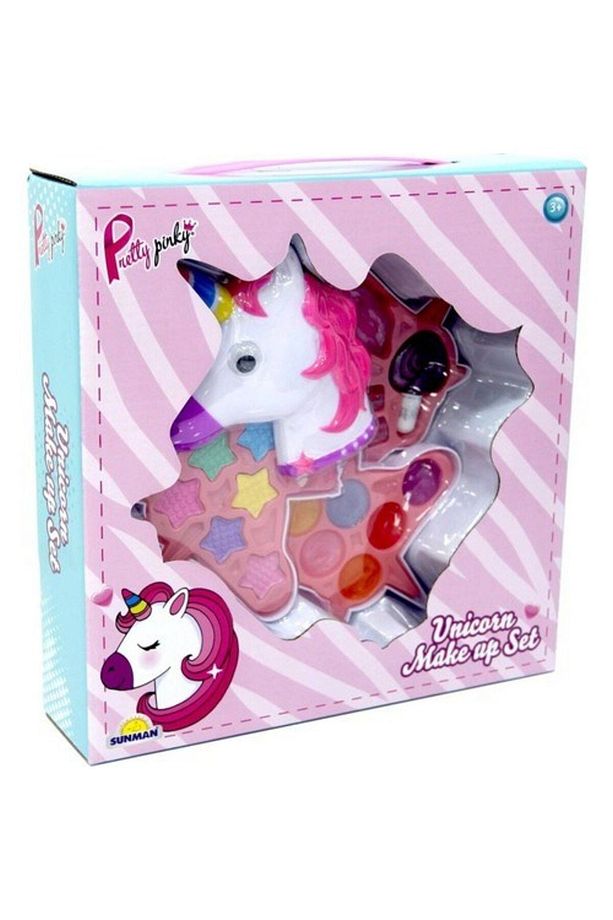 Unicorn Şekilli 3 Katlı Makyaj Güzellik Seti - 1