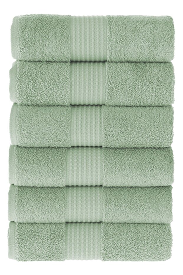 Tomurcuk 100% Cotton Set of 6 50X100 cm Hand Towels