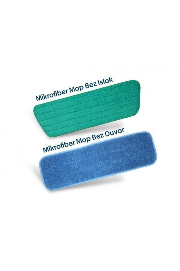 Mikrofiber Mop Yedek Bezleri 2 Li Set Islak Ve Duvar - 2