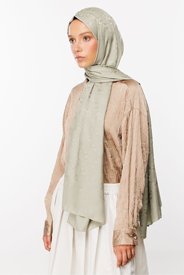 Ada Tea Mc Pattern Jacquard Shawl - 4