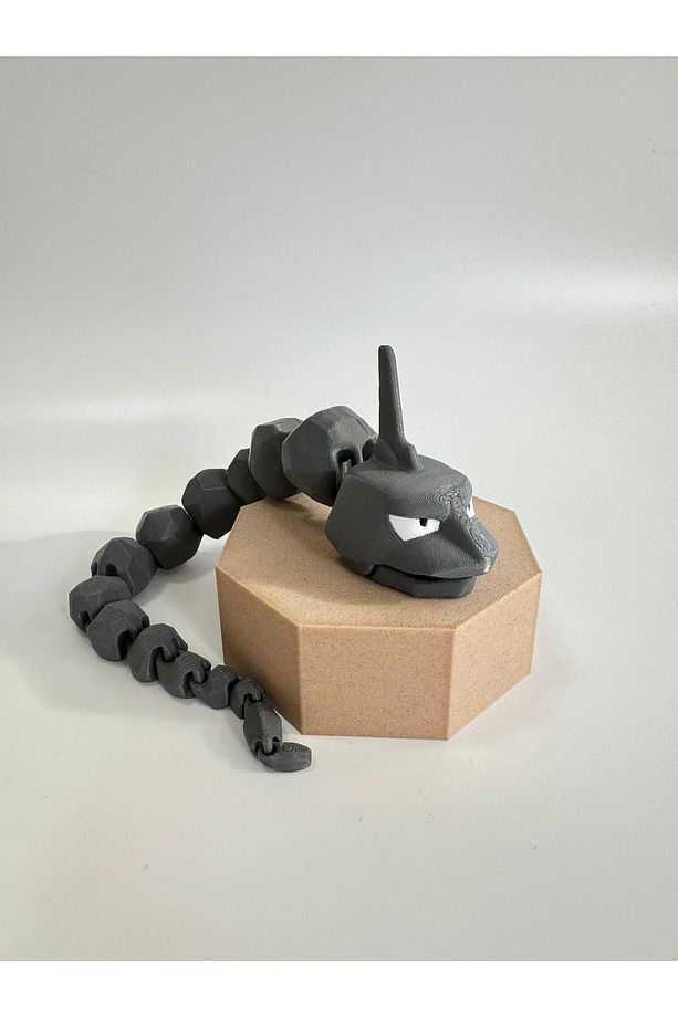 Pokemon Onix Figürü - Hareketli Eklemli 30cm - 1