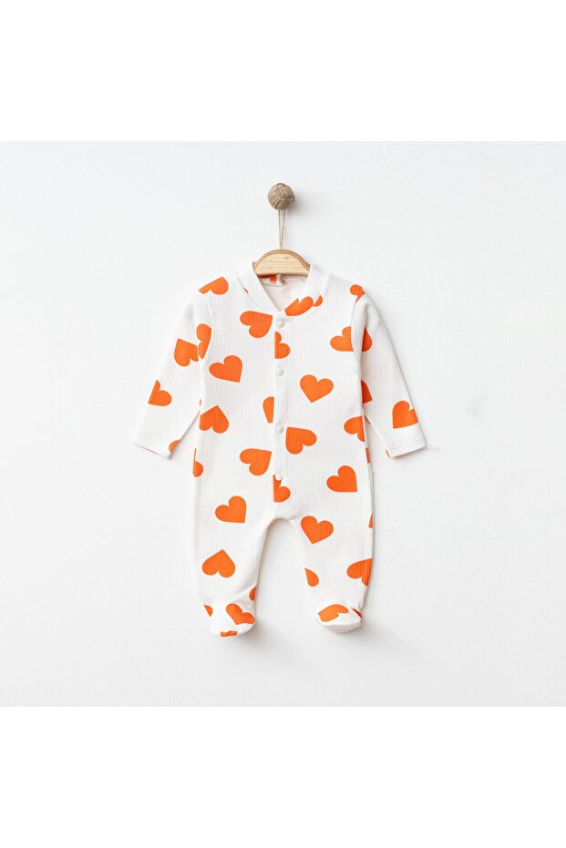 Hearted Baby Girl Jumpsuit