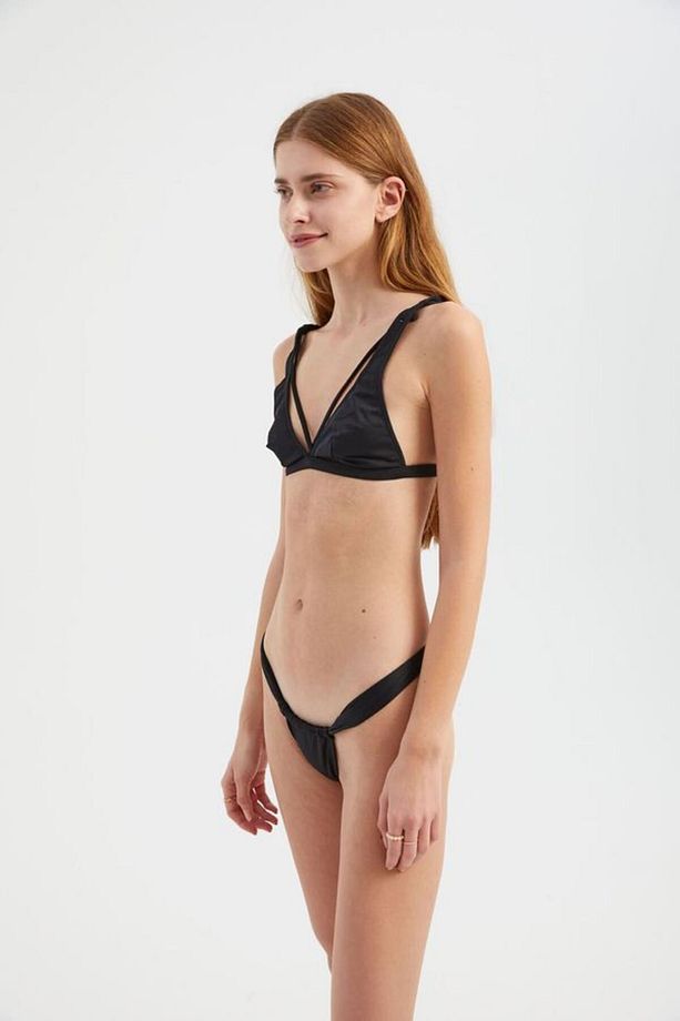 Ombre Desenli Askılı Bikini Takımı - 3