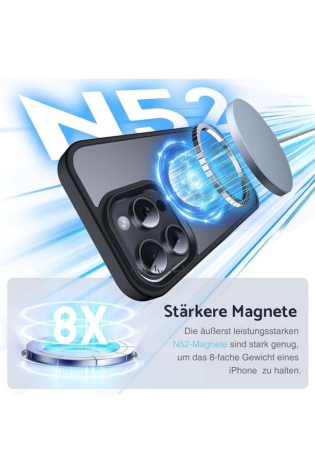 İphone 16 Pro Max Uyumlu Kılıf Mat Magsafe Şarj Özellikli Darbe Önleyici Hassas Buton Renkli - 4
