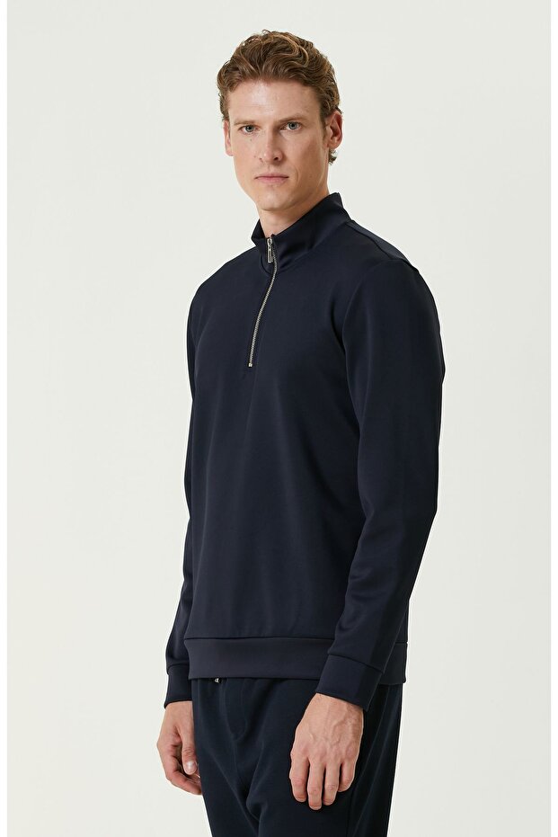 Lacivert Sweatshirt - 4