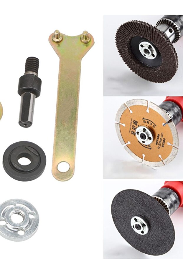 10mm 电钻转换角磨机连杆用于切割盘抛光轮金属... - 7