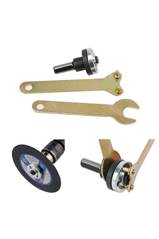 10mm 电钻转换角磨机连杆用于切割盘抛光轮金属... - 1