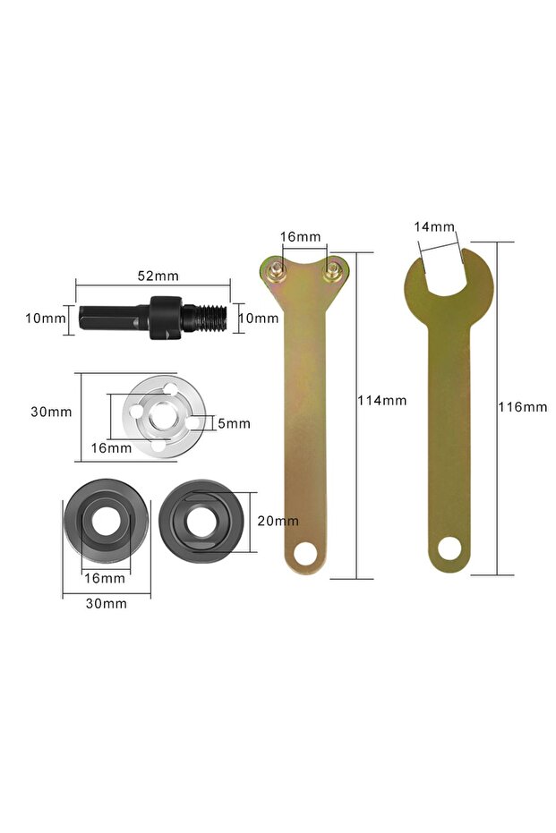 10mm 电钻转换角磨机连杆用于切割盘抛光轮金属... - 4