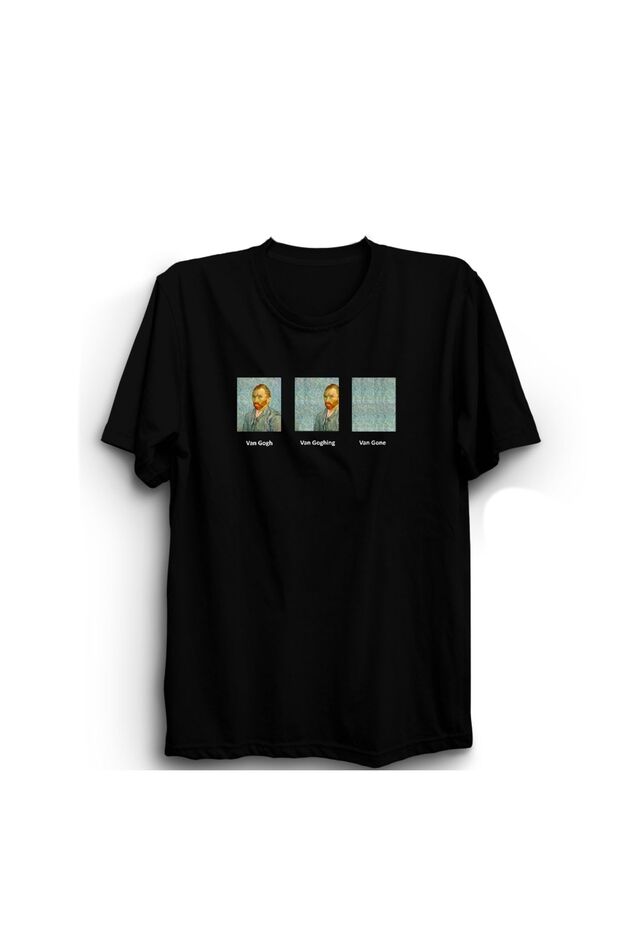 Van Gogh, Van Goghing, Van Gone, Humor, Funny, Art, Painter 100% Cotton T-Shirt