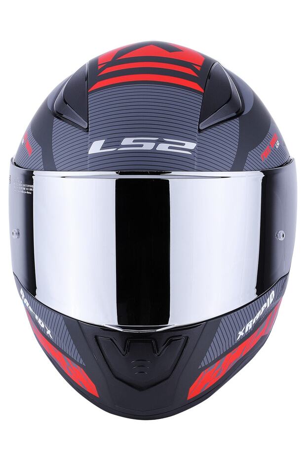 Rapıd 2 Xtreet Mat Siyah-kırmızı Kask - 3