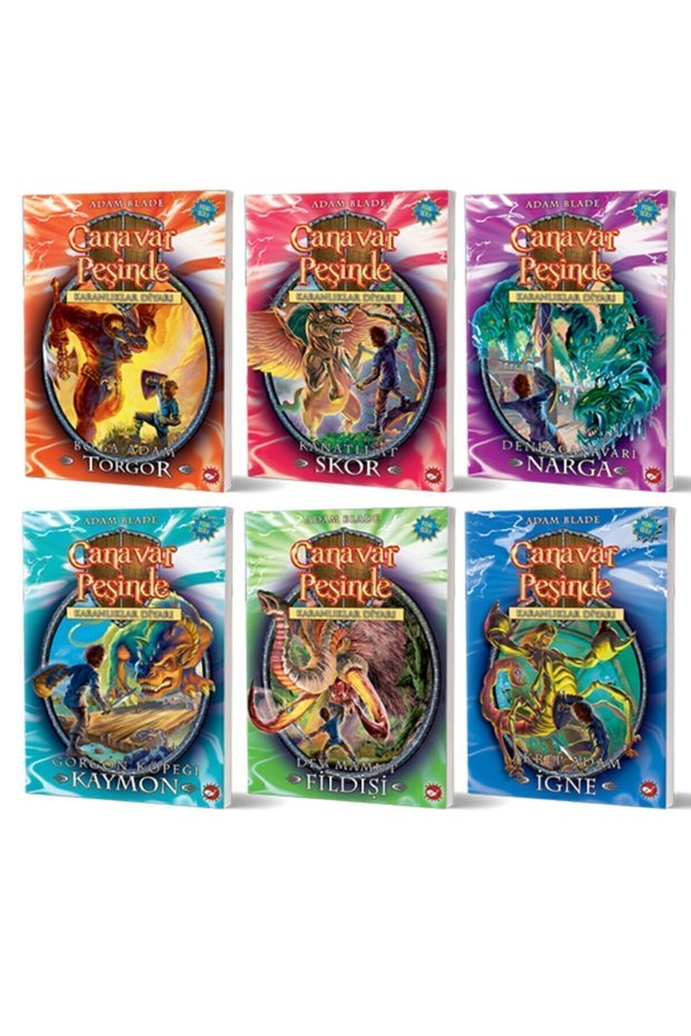 Canavar Peşinde Seti Karanlıklar Diyarı Macerası (13-18) Set - (6 Books)