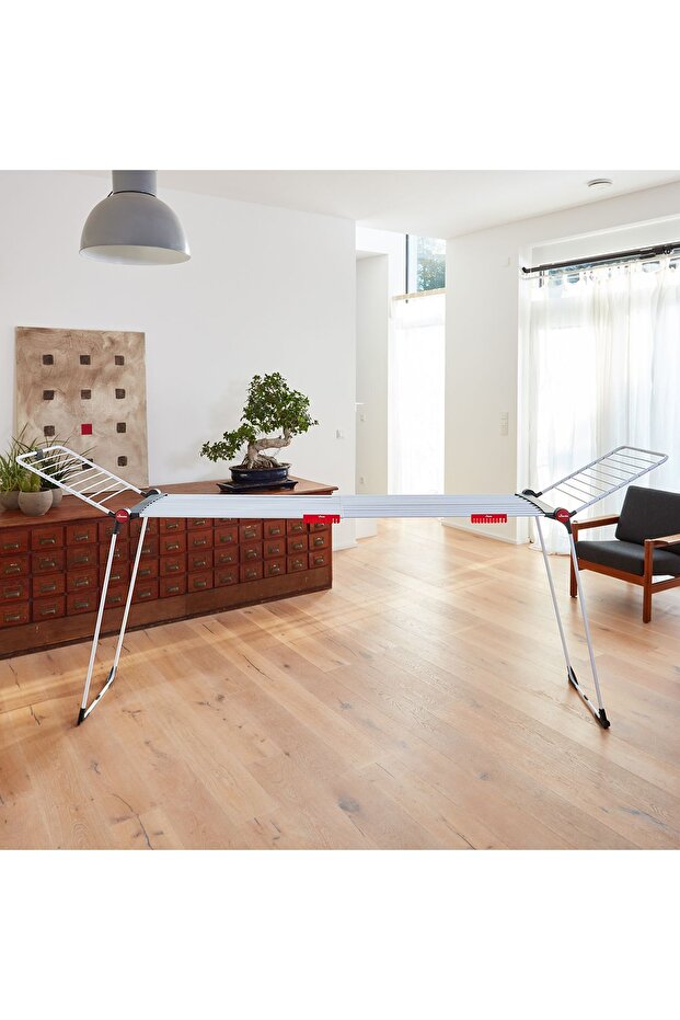 Infinity Flex 2 Metre Uzatılabilir, 30 Metre Kurutma Alanına sahip Çamaşır Kurutmalığı,5 YIL GARANTİ - 4