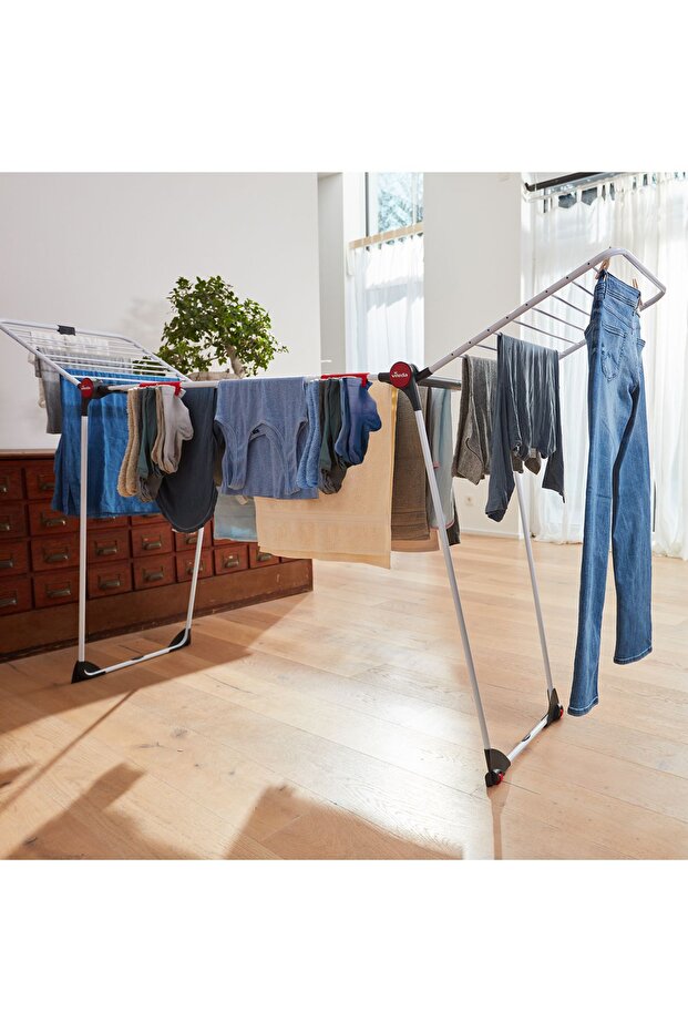 Infinity Flex 2 Metre Uzatılabilir, 30 Metre Kurutma Alanına sahip Çamaşır Kurutmalığı,5 YIL GARANTİ - 7