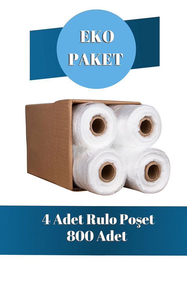 Rulo Poşet 4'lü 800 Adet - 1