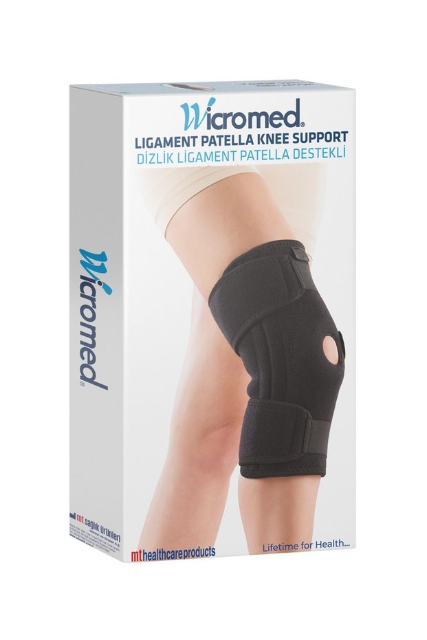 Size Free Knee Pads with Patella and Ligament Support