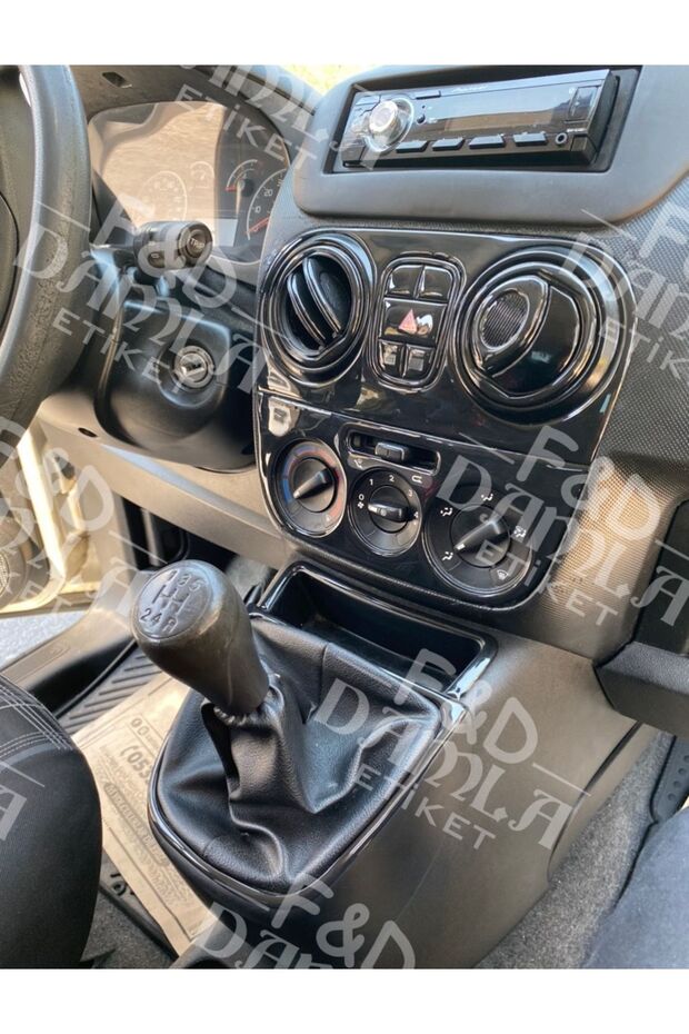 Fiat Fiorino Torpedo, Console, Trim, Chest Mahogany Finish Glossy Black Full Set