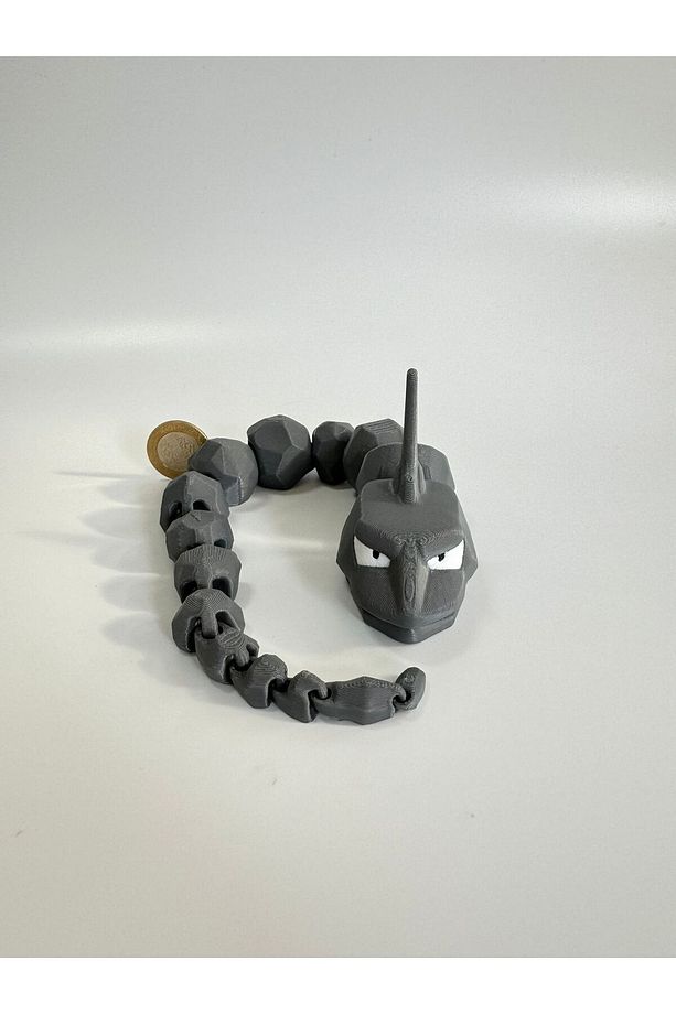 Pokemon Onix Figürü - Hareketli Eklemli 30cm - 3