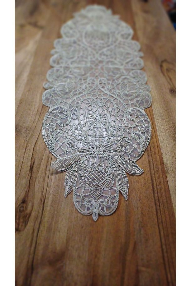 Runner Ranır Masa Örtüsü Konsol Örtüsü Sehpa Örtüsü Solon Masa Örtüsü 120*40cm Runner - 3