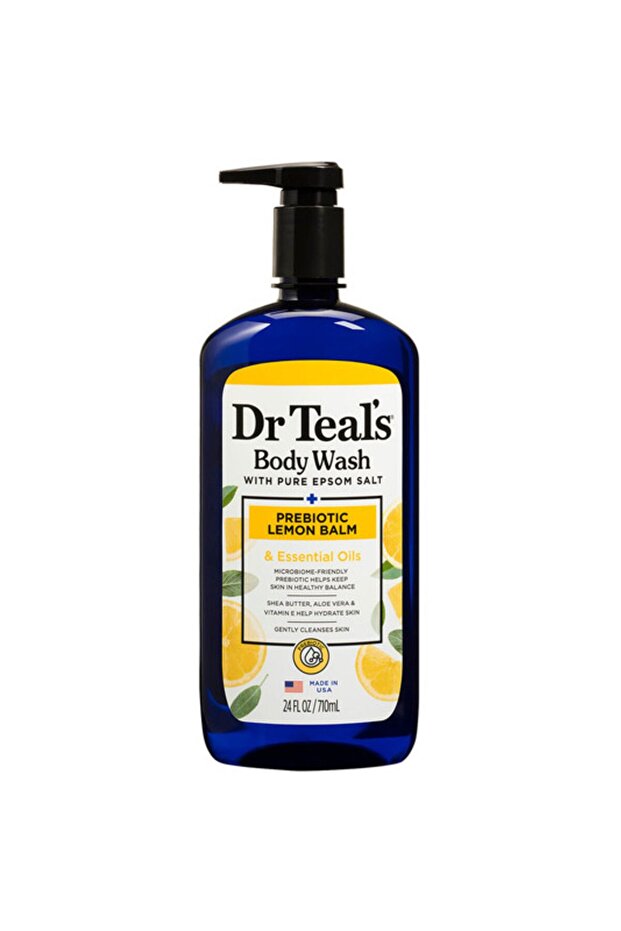 Dr Teal's Epsom Salt Body Wash - Prebiotic Lemon Balm 710ml