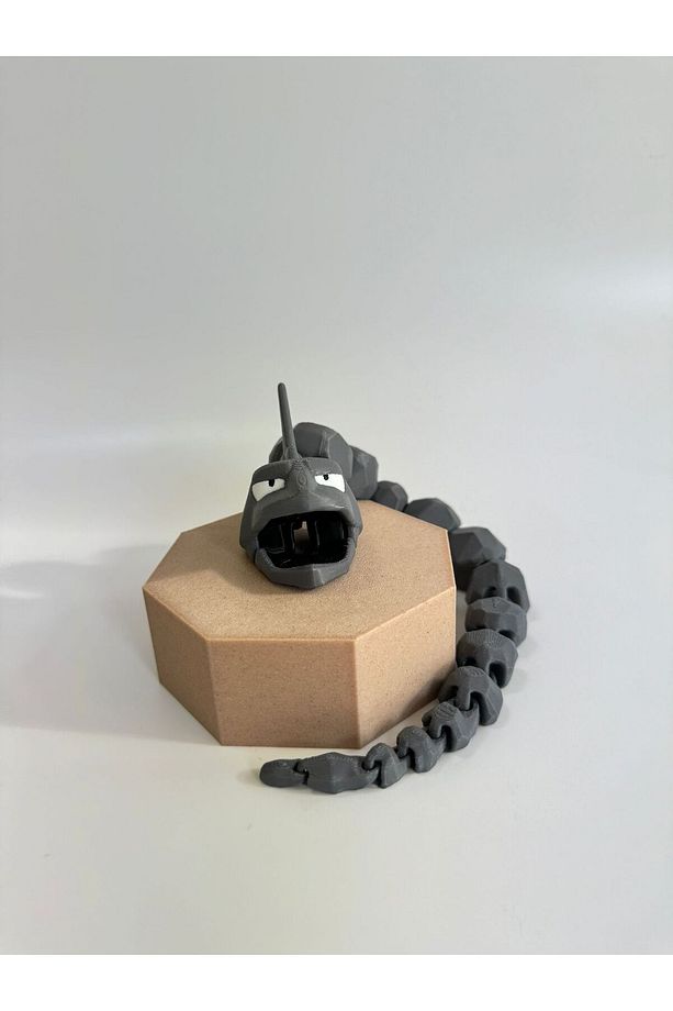 Pokemon Onix Figürü - Hareketli Eklemli 30cm - 2