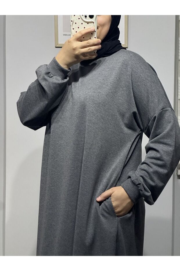 Sweat Elbise - 2
