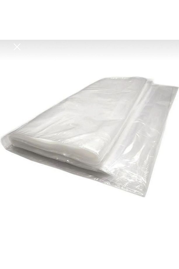 60x110cm Kalın Şeffaf Torba Naylon Poşet 0.4 Kg 10 Adt (ÇEYİZ TORBASI) - 1
