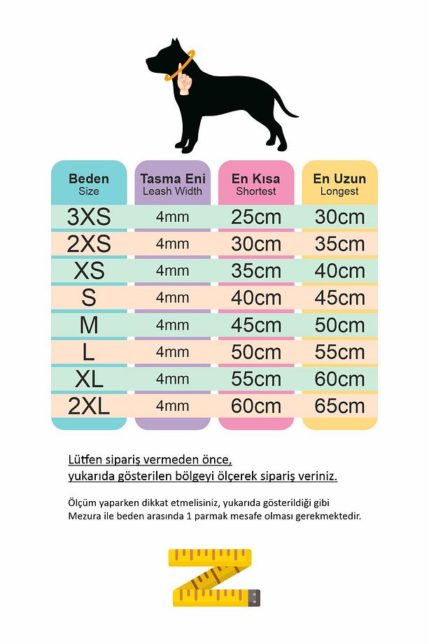 Stoperli Köpek Eğitim Tasması Boğma Tasma Training Dog Leash Choke Collar - 2