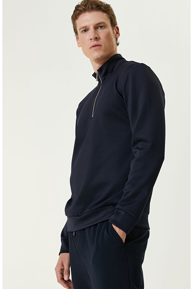 Lacivert Sweatshirt - 2