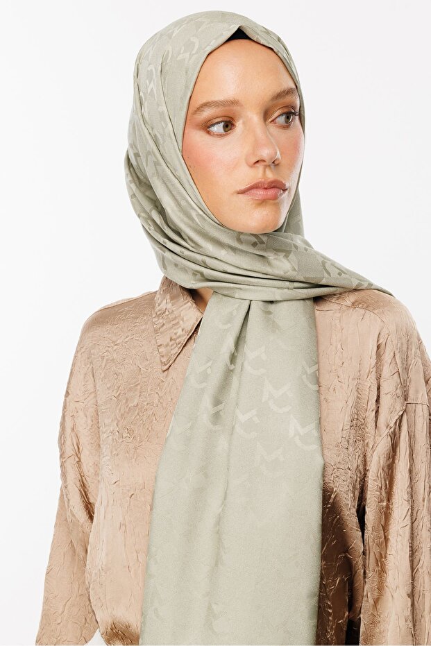 Ada Tea Mc Pattern Jacquard Shawl - 6