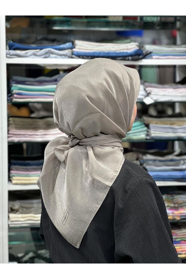 Kehribar Simli Eşarp - 2